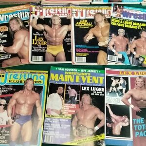 135 Wrestling Magazines 70s-90s Era
